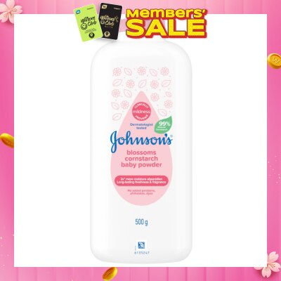 JOHNSON'S Baby Blossom Cornstarch Baby Powder 500g