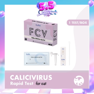 CUPETS - Feline Calicivirus (FCV) Ag Test 1s (Expiry: Apr`2027)