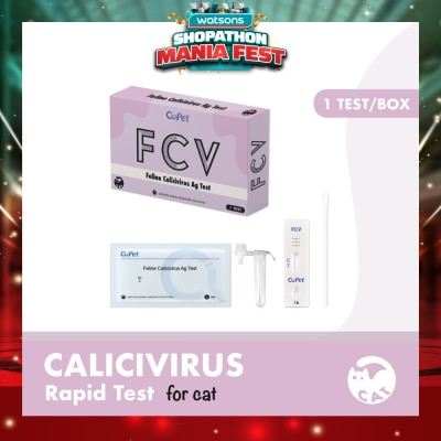 CUPETS - Feline Calicivirus (FCV) Ag Test 1s (Expiry: Apr`2027)