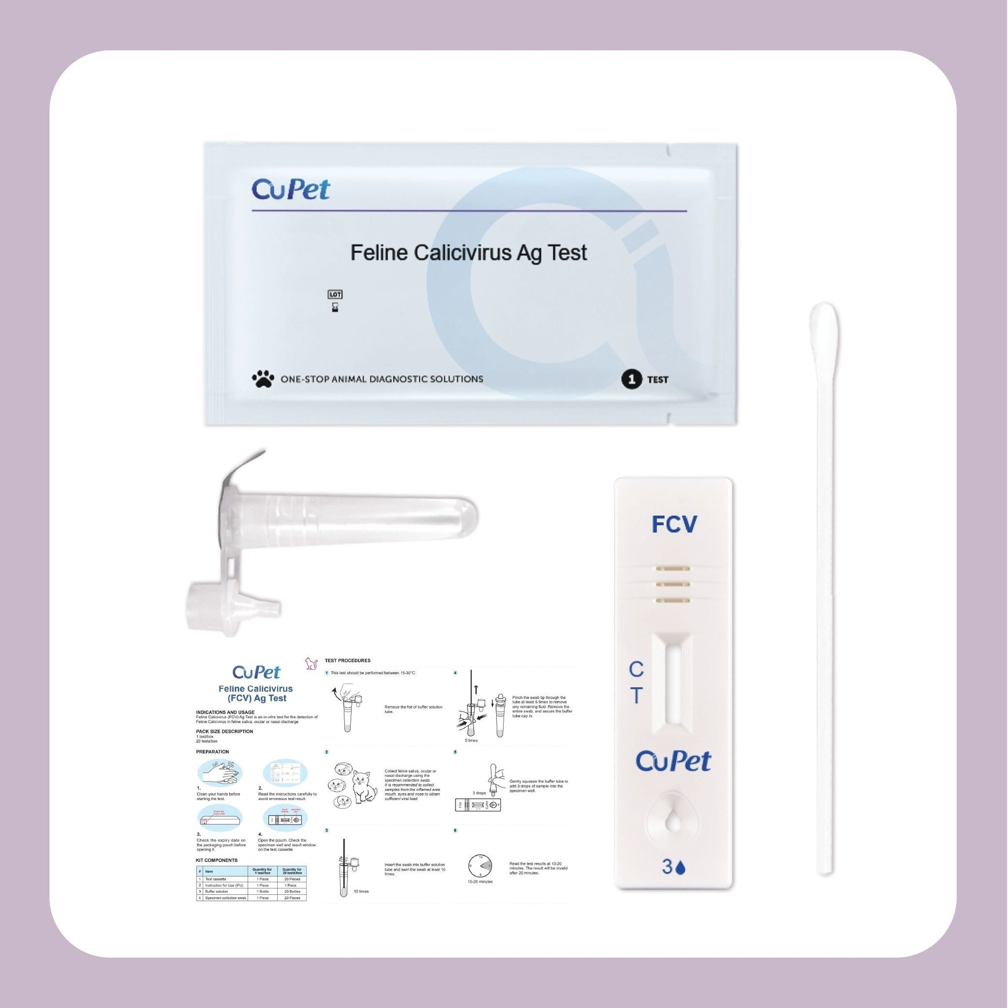 Feline Calicivirus (FCV) Ag Test 1s