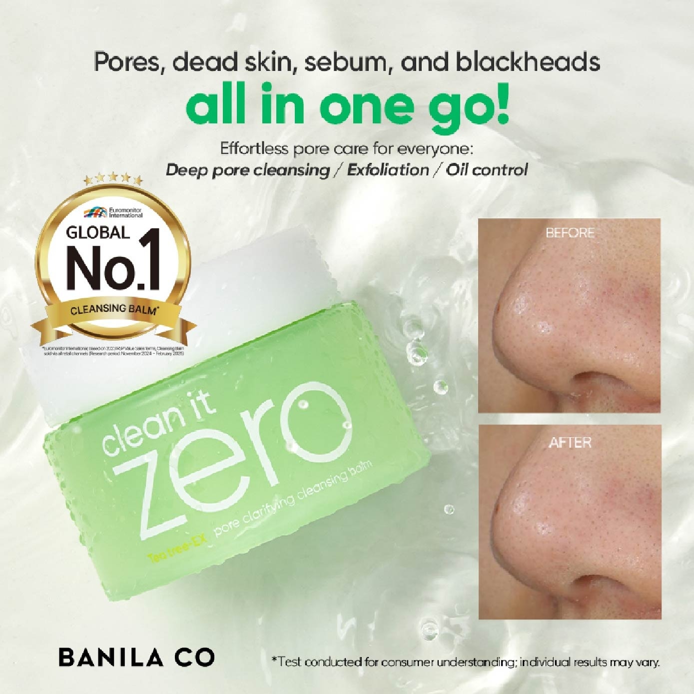 Clean It Zero Pore Clarifying Tea Tree-EX Cleansing Balm 180ml