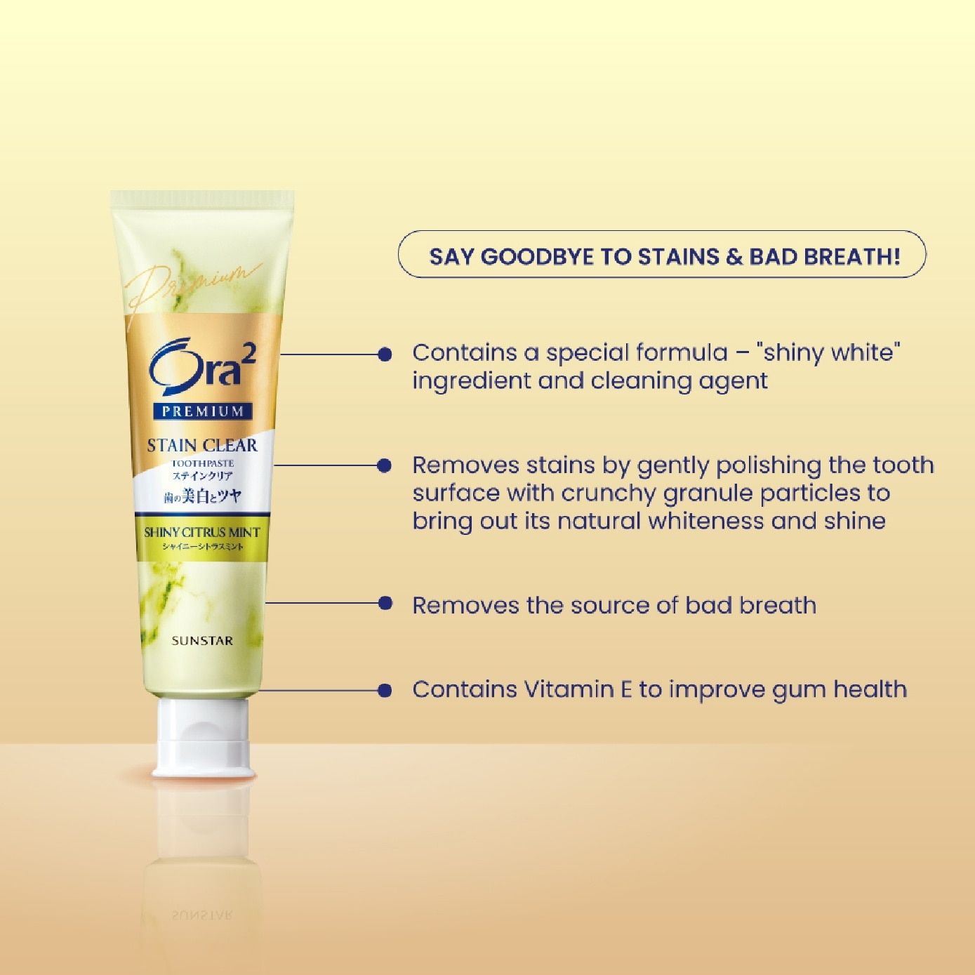 STAINCLEAR PREMIUM PASTE CITRUS MINT 100G