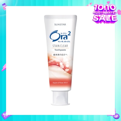 ORA2 Stain Clear Tooth Paste (Apple Rose Mint) 140g
