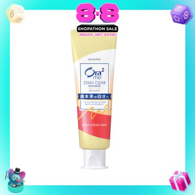 ORA2 - Stain Clear Tooth Paste (Apple Rose Mint) 140g