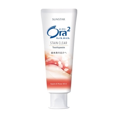 ORA2 Stain Clear Tooth Paste (Apple Rose Mint) 140g