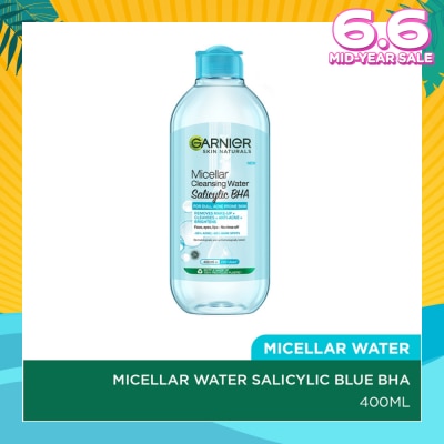 GARNIER Salicylic BHA Micellar Cleansing Water (For Dull & Acne Prone Skin) 400ml
