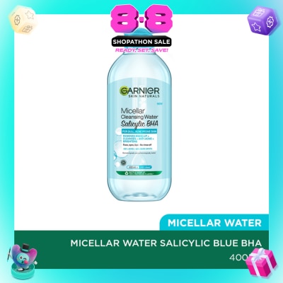 GARNIER - Salicylic BHA Micellar Cleansing Water (For Dull & Acne Prone Skin) 400ml