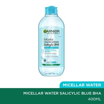 GARNIER Salicylic BHA Micellar Cleansing Water (For Dull & Acne Prone Skin) 400ml