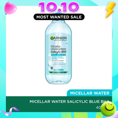 GARNIER Salicylic BHA Micellar Cleansing Water (For Dull & Acne Prone Skin) 400ml image