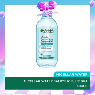 GARNIER - Salicylic BHA Micellar Cleansing Water (For Dull & Acne Prone Skin) 400ml