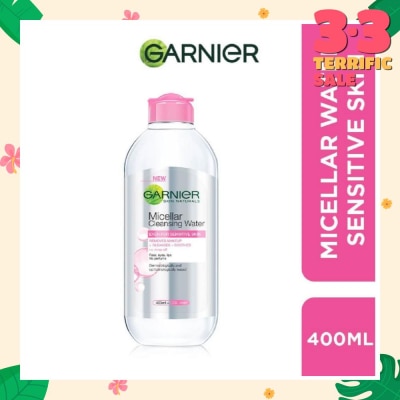 GARNIER All-in-1 Micellar Facial Cleanser & Makeup Remover (For Sensitive Skin) 400ml