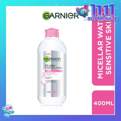 GARNIER All-in-1 Micellar Facial Cleanser & Makeup Remover (For Sensitive Skin) 400ml