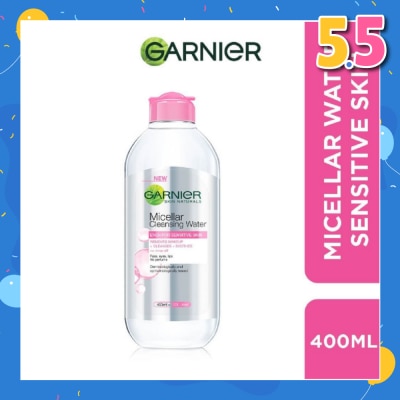 GARNIER All-in-1 Micellar Facial Cleanser & Makeup Remover (For Sensitive Skin) 400ml