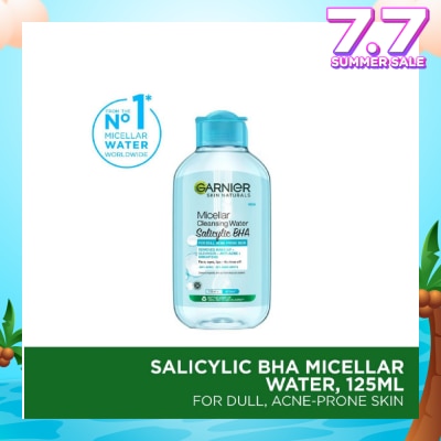 GARNIER All-in-1 Micellar Cleanser & Makeup Remover (For Oily Skin + Acne Prone Skin) 125ml