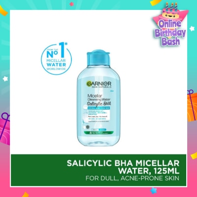 GARNIER All-in-1 Micellar Cleanser & Makeup Remover (For Oily Skin + Acne Prone Skin) 125ml