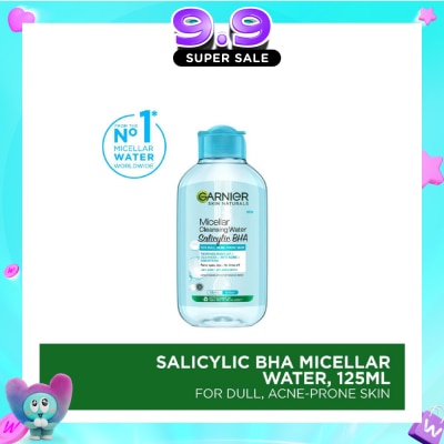 GARNIER - All-in-1 Micellar Cleanser & Makeup Remover (For Oily Skin + Acne Prone Skin) 125ml image