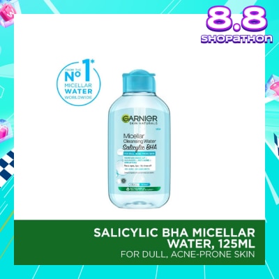 GARNIER All-in-1 Micellar Cleanser & Makeup Remover (For Oily Skin + Acne Prone Skin) 125ml