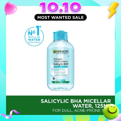 GARNIER All in 1 Micellar Cleanser & Makeup Remover (For Oily Skin + Acne Prone Skin) 125ml image