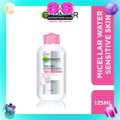 GARNIER - All-in-1 Micellar Facial Cleanser & Makeup Remover (For Sensitive Skin) 125ml