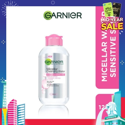 GARNIER All-in-1 Micellar Facial Cleanser & Makeup Remover (For Sensitive Skin) 125ml