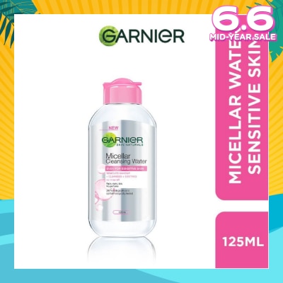 GARNIER All-in-1 Micellar Facial Cleanser & Makeup Remover (For Sensitive Skin) 125ml