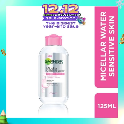 GARNIER All-in-1 Micellar Facial Cleanser & Makeup Remover (For Sensitive Skin) 125ml