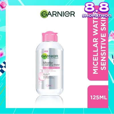 GARNIER All-in-1 Micellar Facial Cleanser & Makeup Remover (For Sensitive Skin) 125ml