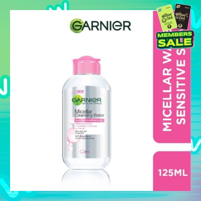GARNIER All-in-1 Micellar Facial Cleanser & Makeup Remover (For Sensitive Skin) 125ml