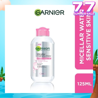 GARNIER All-in-1 Micellar Facial Cleanser & Makeup Remover (For Sensitive Skin) 125ml