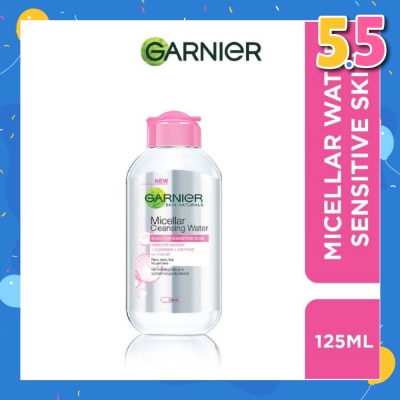 GARNIER All-in-1 Micellar Facial Cleanser & Makeup Remover (For Sensitive Skin) 125ml