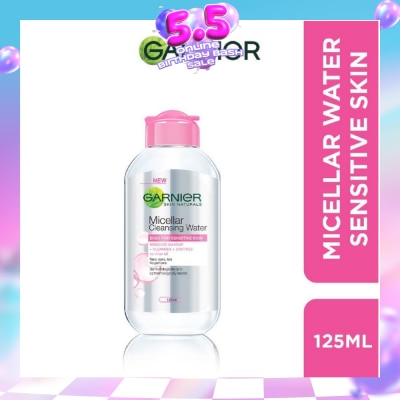 GARNIER - All-in-1 Micellar Facial Cleanser & Makeup Remover (For Sensitive Skin) 125ml