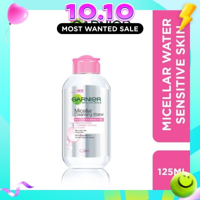 GARNIER All in 1 Micellar Facial Cleanser & Makeup Remover (For Sensitive Skin) 125ml image