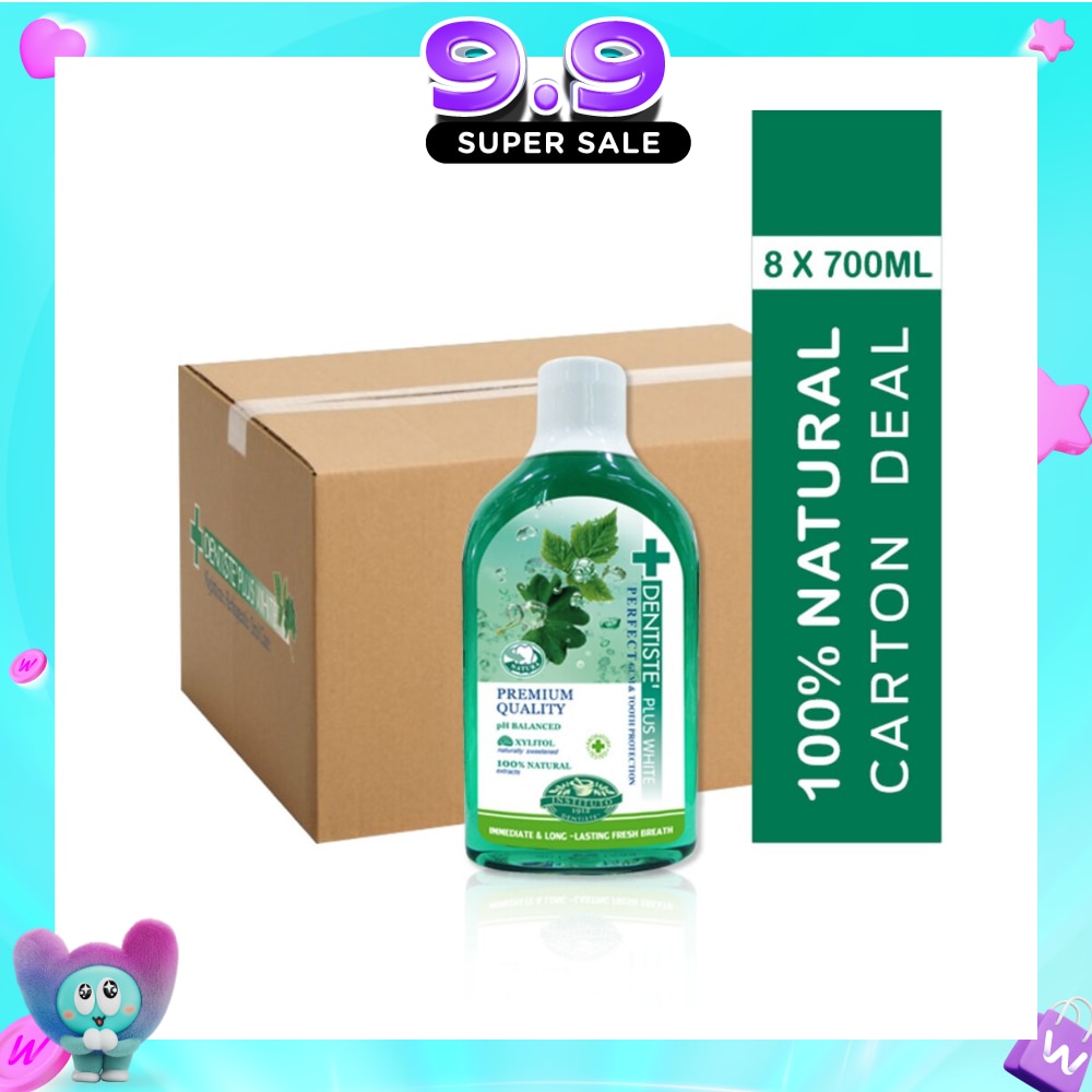 Dentiste Premium Natural Oral Rinse 700ml x 8s image