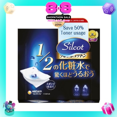 SILCOT - Sponge Moisturizing Cotton Pad 40s