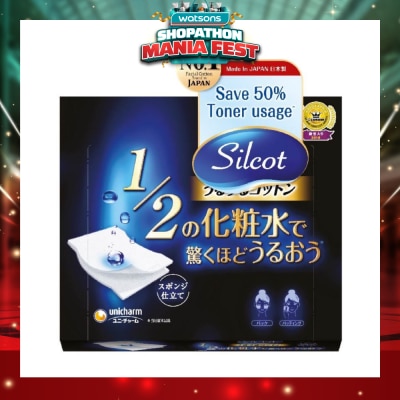 SILCOT - Sponge Moisturizing Cotton Pad 40s