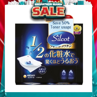 SILCOT - Sponge Moisturizing Cotton Pad 40s