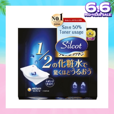 SILCOT Sponge Moisturizing Cotton Pad 40s
