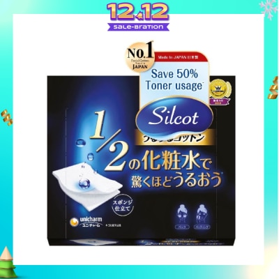 SILCOT Sponge Moisturizing Cotton Pad 40s