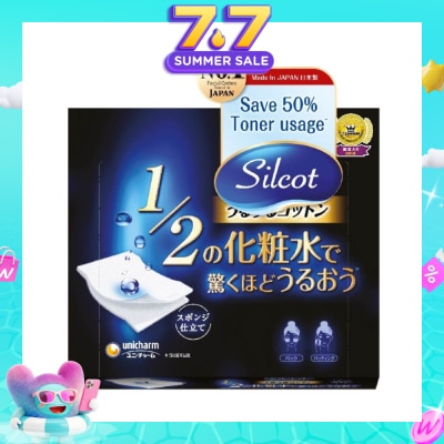 SILCOT - Sponge Moisturizing Cotton Pad 40s