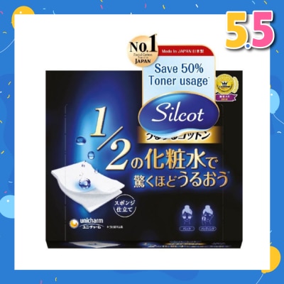 SILCOT Sponge Moisturizing Cotton Pad 40s