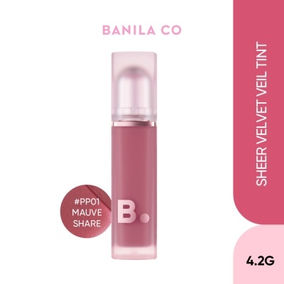 BANILA CO - Sheer Velvet Veil Tint PP01 Mauve Share 4.2g