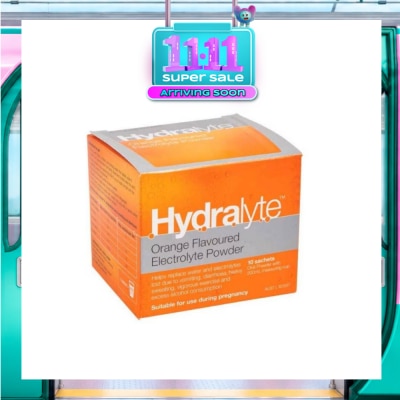 HYDRALYTE Electrolyte Powder (Orange) Rehydration Solution 10s image
