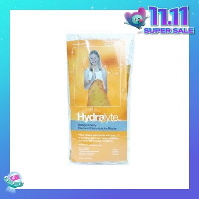 HYDRALYTE Electrolyte Ice Blocks (Orange) Oral Rehydration Solution, 62.5ml x 5s