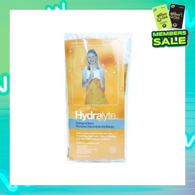 HYDRALYTE Electrolyte Ice Blocks (Orange) Oral Rehydration Solution, 62.5ml x 5s