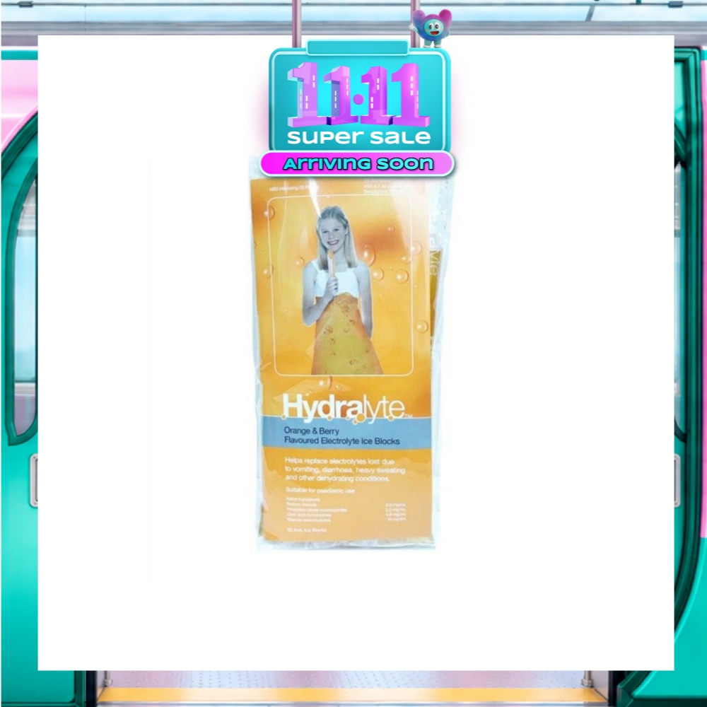 Electrolyte Ice Blocks (Apple Blackcurrant) Oral Rehydration Solution, 62.5ml x 5s (Expiry: Jun`2027) image