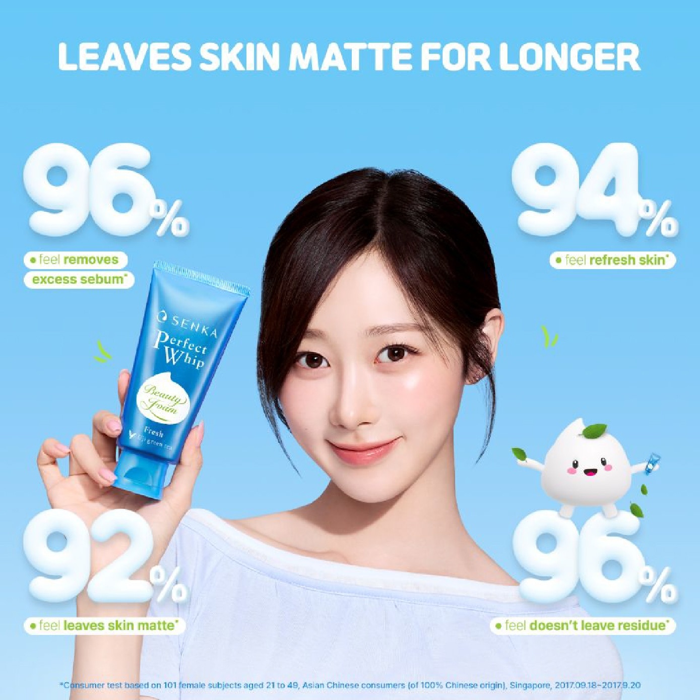 Perfect Whip Fresh Beauty Foam Facial Cleanser (For Matte and Oil free Skin) 100g image