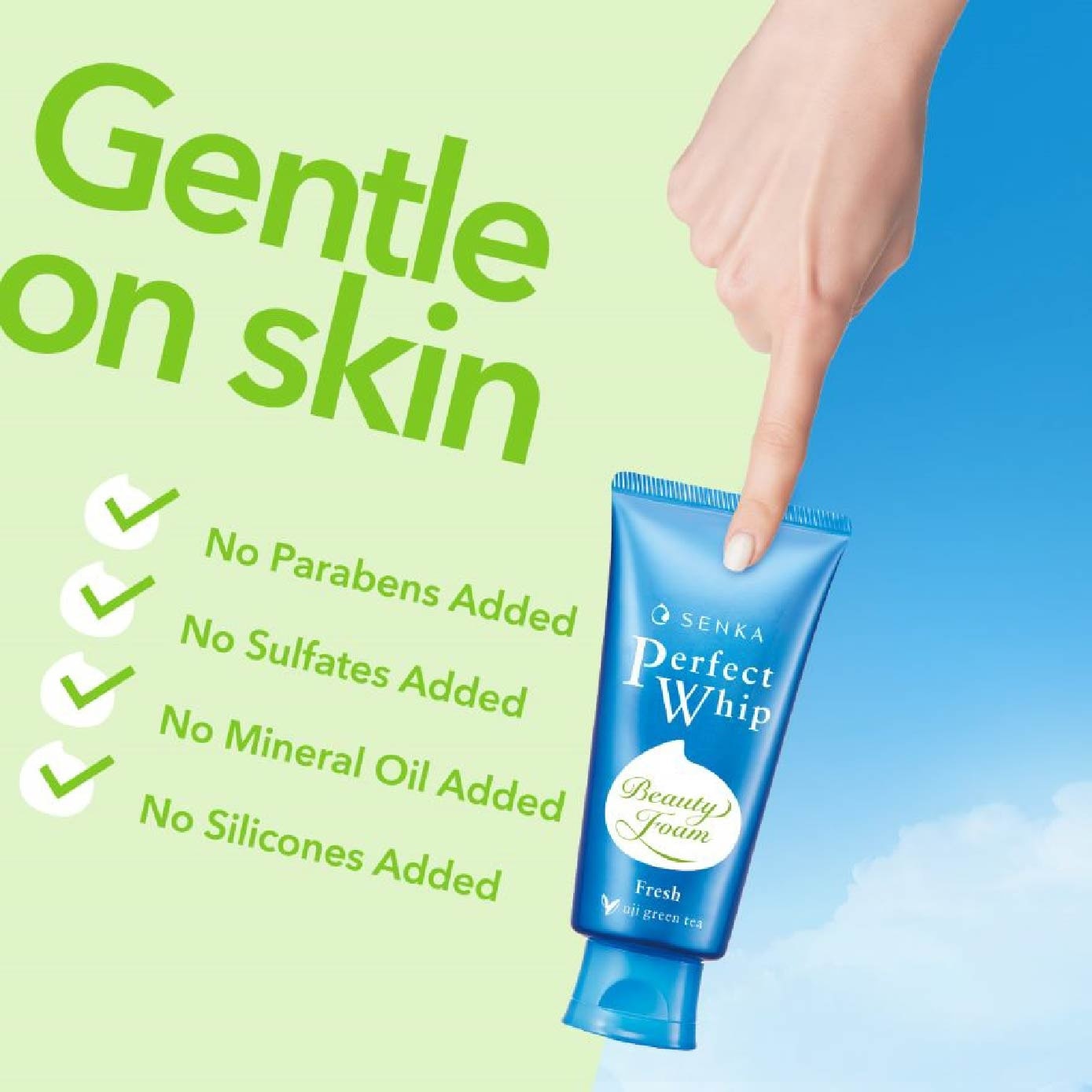 Perfect Whip Fresh Beauty Foam Facial Cleanser (For Matte and Oil-free Skin) 100g