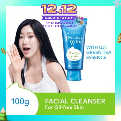 SENKA Perfect Whip Fresh Beauty Foam Facial Cleanser (For Matte and Oil-free Skin) 100g