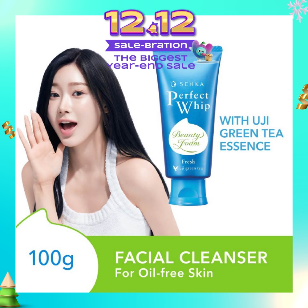 Perfect Whip Fresh Beauty Foam Facial Cleanser (For Matte and Oil-free Skin) 100g