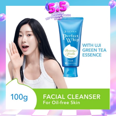 SENKA - Perfect Whip Fresh Beauty Foam Facial Cleanser (For Matte and Oil-free Skin) 100g